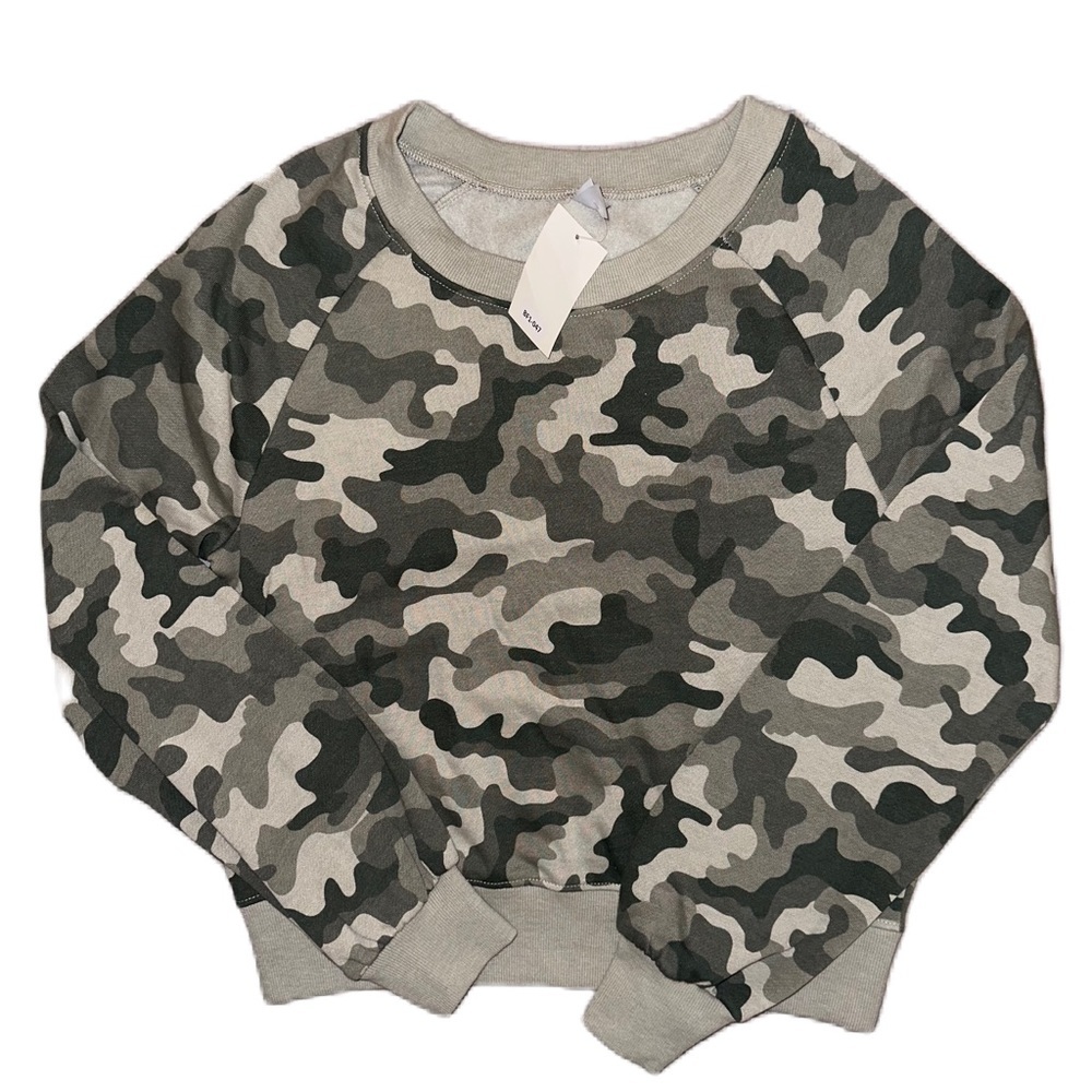 Alternative Apparel Camo Sweatshirt Size Small